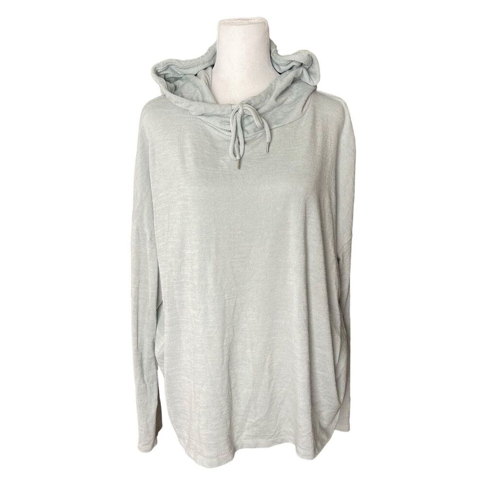 GAP XL Hoodie Sweater Softspun Pullover Long Sleeve Dolman Light Blue